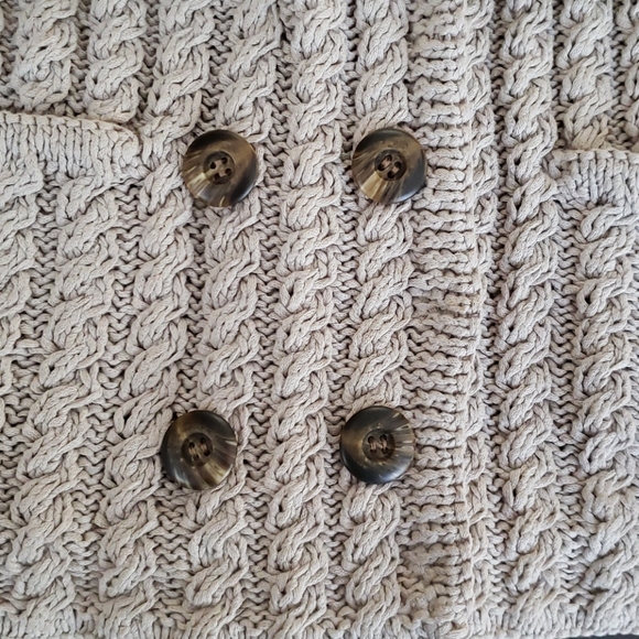 🔥HP🔥HANDCRAFTED Cardigan/Blazer Jacket, Tan, SZ S, - Picture 13 of 13